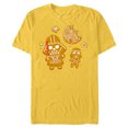 thumbnail image 1 of Star Wars Holiday Christmas Darth Vader Gingerbread Cookie - Short Sleeve Blended T-Shirt for Adults - Customized-Yellow, 1 of 5