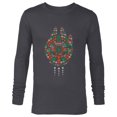 thumbnail image 1 of Star Wars Holiday Christmas Rebel Symbols Millennium Falcon - Long Sleeve T-Shirt for Men - Customized-Charcoal Heather, 1 of 5
