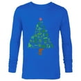 thumbnail image 1 of Star Wars Holiday Christmas Tree - Long Sleeve T-Shirt for Men -Customized-Royal, 1 of 5