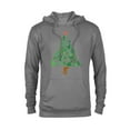 thumbnail image 1 of Star Wars Holiday Christmas Tree - Pullover Hoodie for Adults -Customized-Graphite Heather, 1 of 5