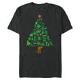 thumbnail image 1 of Star Wars Holiday Christmas Tree - Short Sleeve Blended T-Shirt for Adults -Customized-Dark Heather, 1 of 5