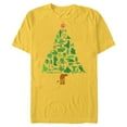 thumbnail image 1 of Star Wars Holiday Christmas Tree - Short Sleeve Blended T-Shirt for Adults -Customized-Yellow, 1 of 5