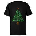 thumbnail image 1 of Star Wars Holiday Christmas Tree - Short Sleeve T-Shirt for Kids -Customized-Black, 1 of 5