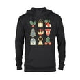thumbnail image 1 of Star Wars Holiday Icons Ugly Christmas Sweater - Pullover Hoodie for Adults - Customized-Black, 1 of 5