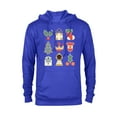thumbnail image 1 of Star Wars Holiday Icons Ugly Christmas Sweater - Pullover Hoodie for Adults - Customized-Royal, 1 of 5