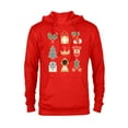 thumbnail image 1 of Star Wars Holiday Icons Ugly Christmas Sweater - Pullover Hoodie for Adults - Customized-Red, 1 of 5