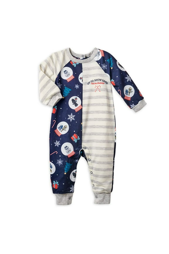 Star Wars Holiday Stretchie Sleeper for Baby Size 6-9 Months - Vader R2-D2 C-3PO Ewok Stormtrooper