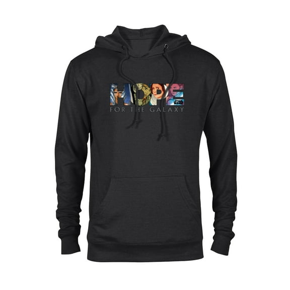 Star Wars Hope For the Galaxy - Pullover Hoodie for Adults - Customized-Black