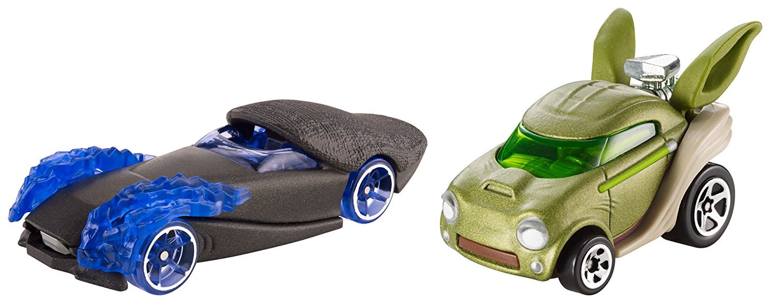 Star Wars Hot Wheels (2014) Emperor Palpatine vs. Yoda Characters Toy Car 2-Pack