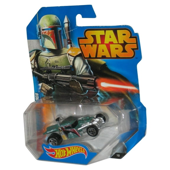 Star Wars Hot Wheels Boba Fett (2014) Die Cast Character Toy Car