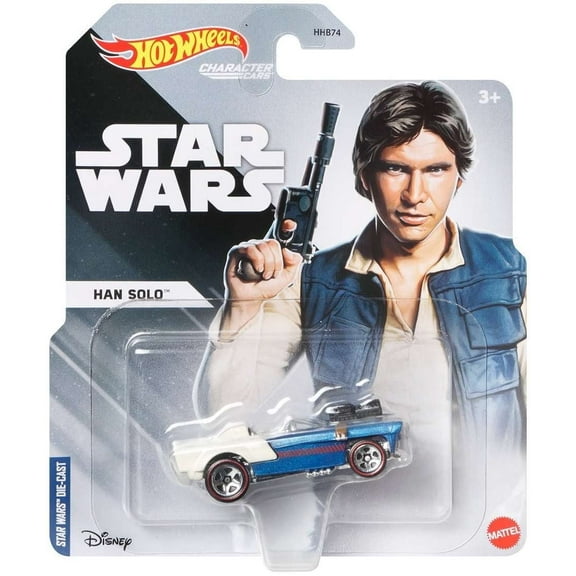 Star Wars Hot Wheels Character Cars Han Solo Diecast Car