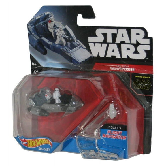 Star Wars Hot Wheels First Order Snowspeeder (2015) Starships Toy Vehicle - (Plastic Loose From Blister)