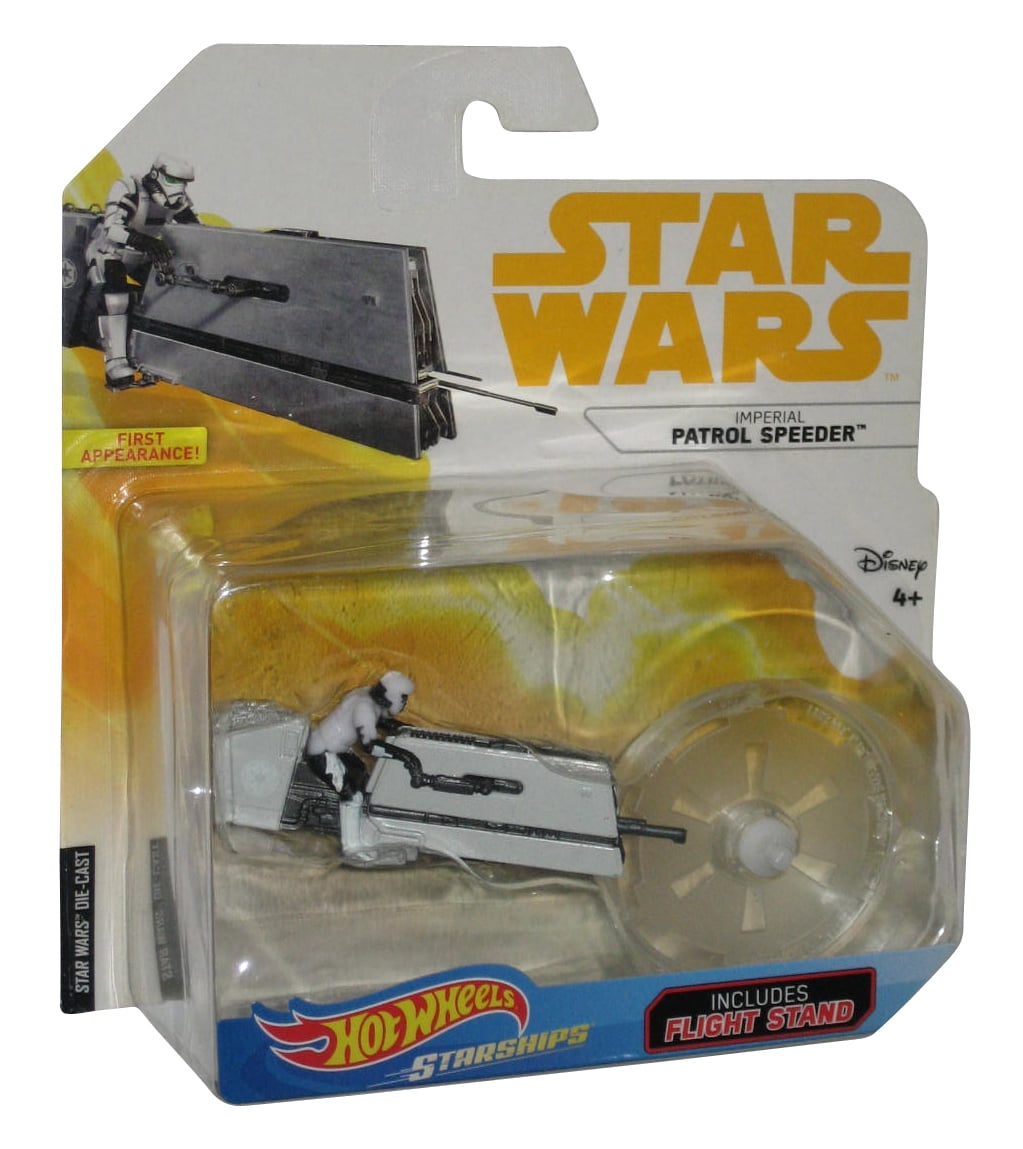 Star Wars Hot Wheels Imperial Patrol Speeder Starships Die-Cast Vehicle Toy