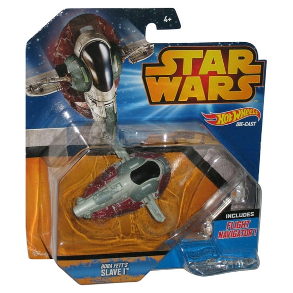 Star Wars Hot Wheels Starship Boba Fett Slave I (2014) Mattel Vehicle Toy -
