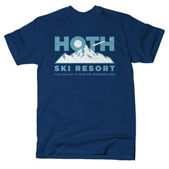 Star Wars Hoth Ski Restort T-Shirt-3XLarge