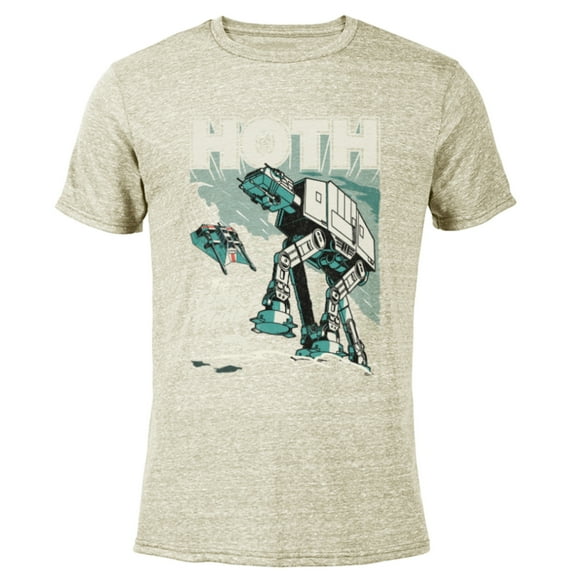 Star Wars Hoth The Ice Planet Retro Comic - Short Sleeve Blended T-Shirt for Adults - Customized-Yellow