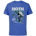thumbnail image 1 of Star Wars Hoth The Ice Planet Retro Comic - Short Sleeve Cotton T-Shirt for Adults - Customized-Royal Heather, 1 of 5
