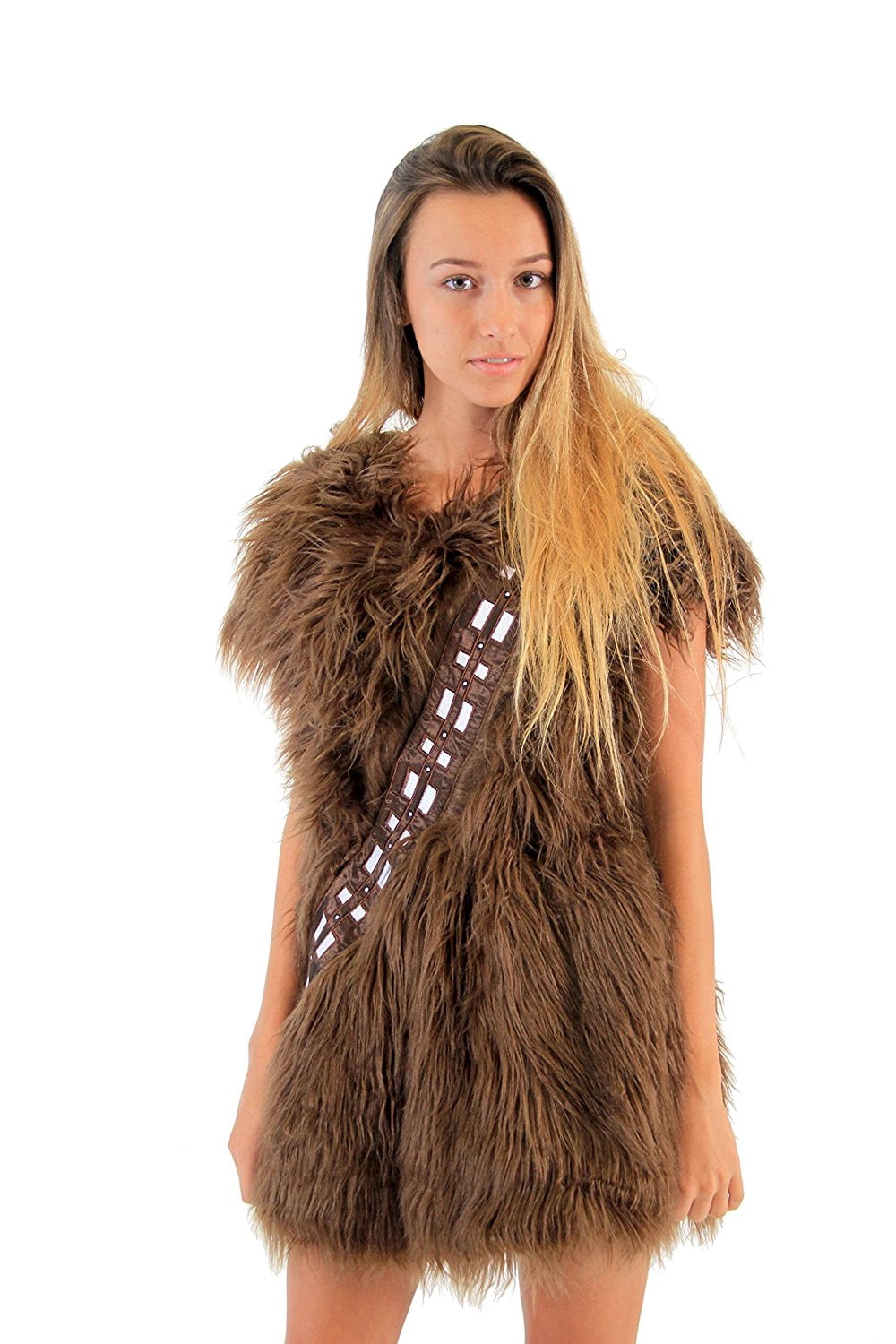 Star Wars I Am Furry Chewbacca Chewie Juniors Brown Skater Dress -  Walmart.com
