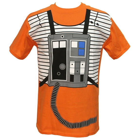 Star Wars I Am Luke Skywalker Flight Suit Mighty Fine Adult Costume T-Shirt