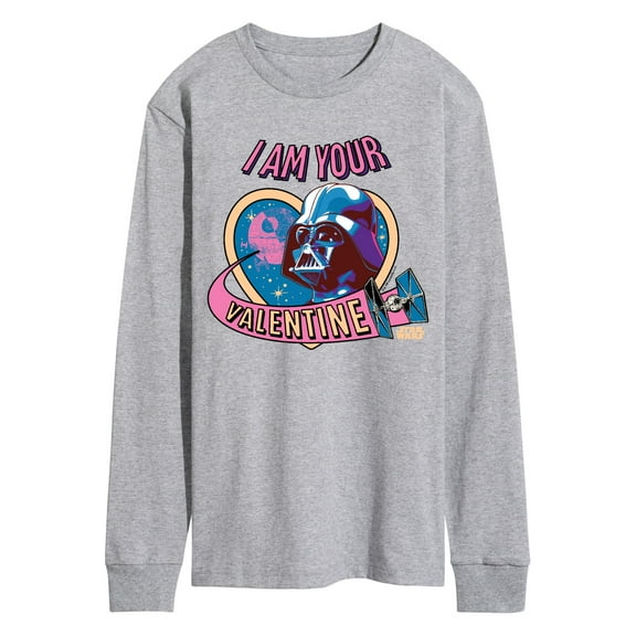 Star Wars - I Am Your Valentine Darth Vader - Men's Long Sleeve Graphic T-Shirt