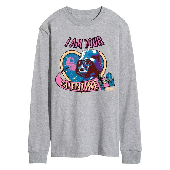 Star Wars - I Am Your Valentine Darth Vader - Men's Long Sleeve Graphic T-Shirt