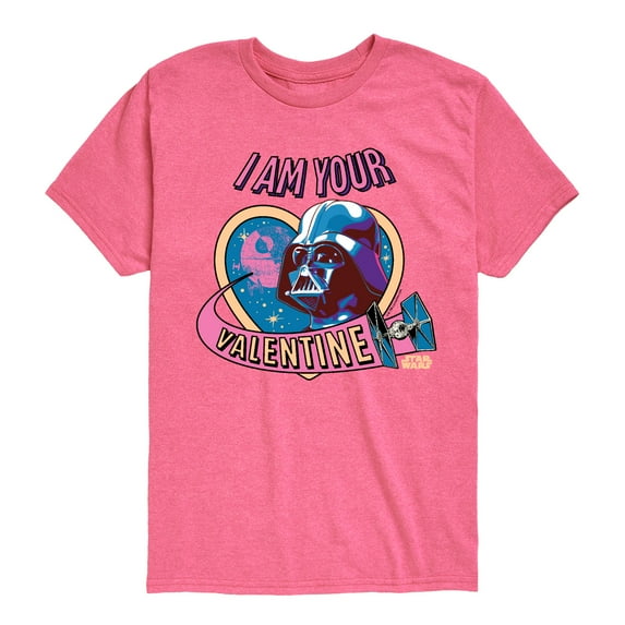Star Wars - I Am Your Valentine Darth Vader - Toddler And Youth Short Sleeve Graphic T-Shirt