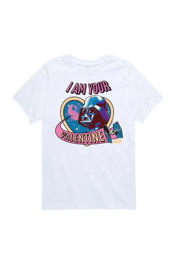 - I Am Your Valentine Darth Vader - Toddler And Youth Short Sleeve Graphic T-Shirt