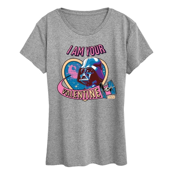 Star Wars - I Am Your Valentine Darth Vader - Women's Short Sleeve Graphic T-Shirt