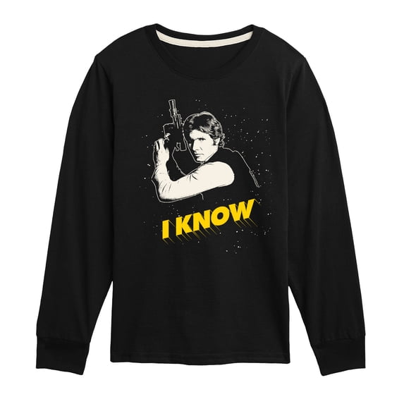 Star Wars - I Know - Toddler And Youth Long Sleeve Tee