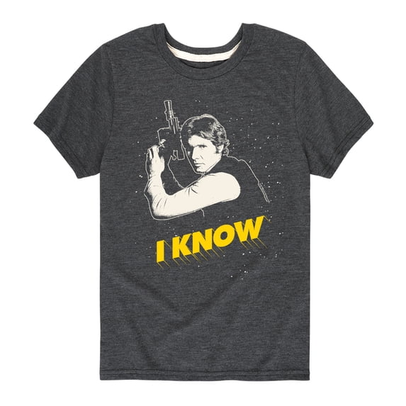 Star Wars - I Know - Toddler And Youth Short Sleeve Tee