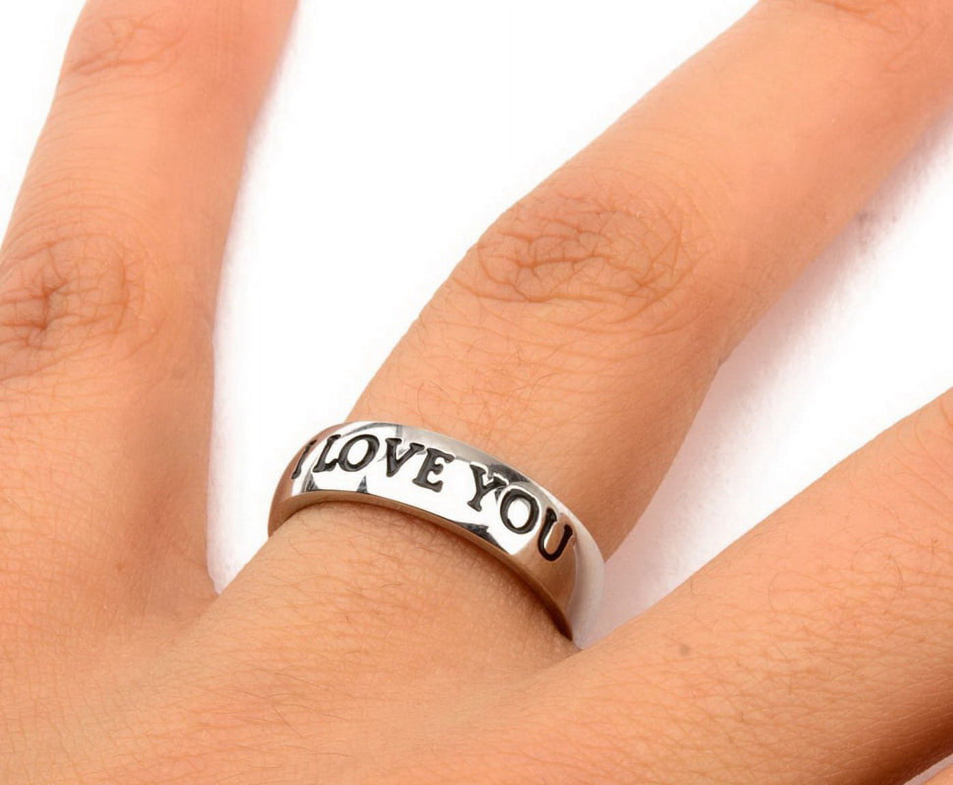 Star Wars I Love You Stainless Steel Unisex Ring | Size 6 - image 1 of 3