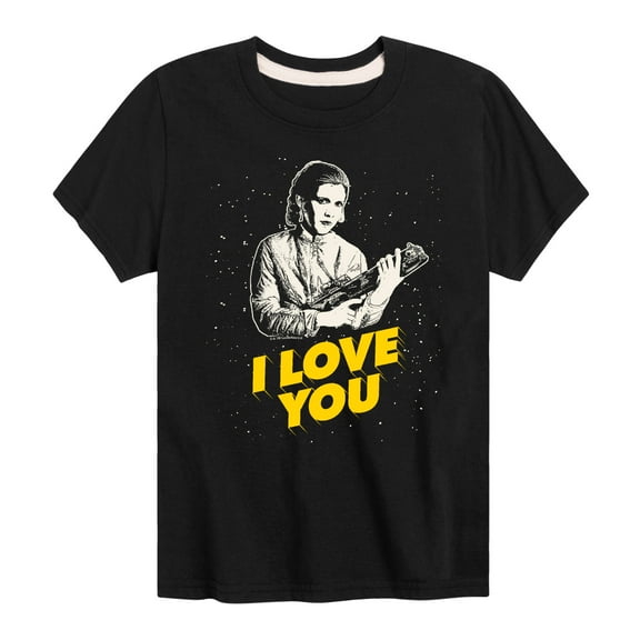 Star Wars - I Love You - Toddler And Youth Short Sleeve Tee