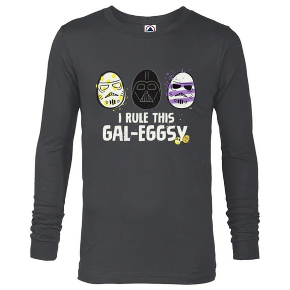 Star Wars I Rule This Gal-Eggsy Darth Vader Empire Easter - Long Sleeve T-Shirt for Men - Customized-Charcoal Heather
