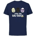 thumbnail image 1 of Star Wars I Rule This Gal-Eggsy Darth Vader Empire Easter - Short Sleeve Cotton T-Shirt for Adults - Customized-Navy, 1 of 5