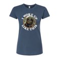 thumbnail image 1 of Star Wars - I Woke Up Like This Chewie - Juniors Fitted Tee, 1 of 4