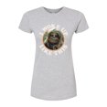 thumbnail image 1 of Star Wars - I Woke Up Like This Chewie - Juniors Fitted Tee, 1 of 4
