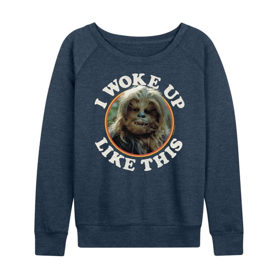 Star Wars - I Woke Up Like This Chewie - Women's French Terry Pullover Sweatshirt