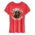 thumbnail image 1 of Star Wars - I Woke Up Like This Chewie - Women's Short Sleeve Classic Fit Tee, 1 of 5