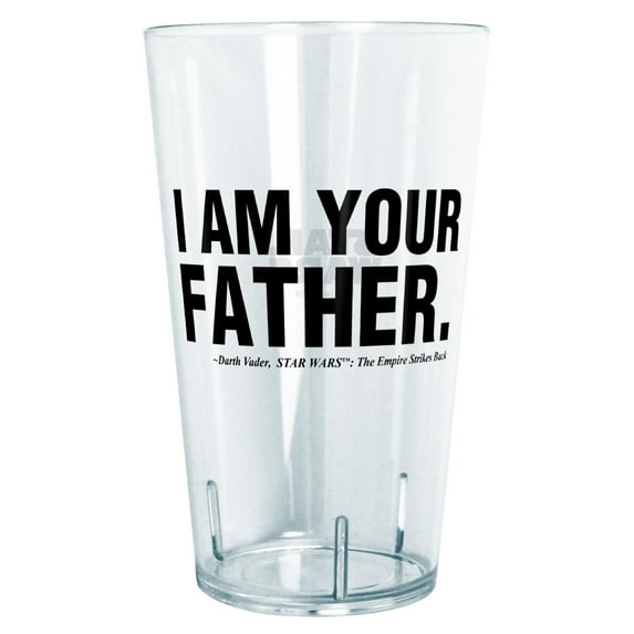 Star Wars I am Your Father Tritan Drinking Cup Clear 24 oz.