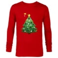 thumbnail image 1 of Star Wars Imperial Christmas Tree Holiday - Long Sleeve T-Shirt for Men -Customized-New Red, 1 of 5