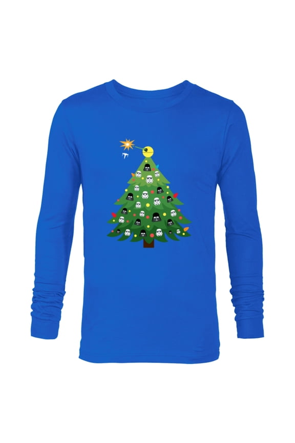 Imperial Christmas Tree Holiday - Long Sleeve T-Shirt for Men -Customized-Royal
