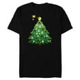 thumbnail image 1 of Star Wars Imperial Christmas Tree Holiday - Short Sleeve Blended T-Shirt for Adults -Customized-Black, 1 of 5