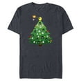 thumbnail image 1 of Star Wars Imperial Christmas Tree Holiday - Short Sleeve Blended T-Shirt for Adults -Customized-Navy Heather, 1 of 5
