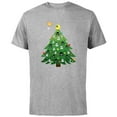 thumbnail image 1 of Star Wars Imperial Christmas Tree Holiday - Short Sleeve Cotton T-Shirt for Adults -Customized-Athletic Heather, 1 of 5