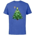 thumbnail image 1 of Star Wars Imperial Christmas Tree Holiday - Short Sleeve Cotton T-Shirt for Adults -Customized-Royal Heather, 1 of 5