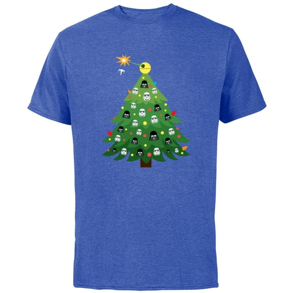 Star Wars Imperial Christmas Tree Holiday - Short Sleeve Cotton T-Shirt for Adults -Customized-Royal Heather