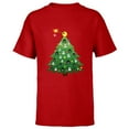 thumbnail image 1 of Star Wars Imperial Christmas Tree Holiday - Short Sleeve T-Shirt for Kids -Customized-Red, 1 of 5