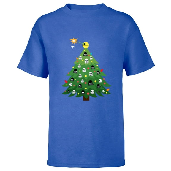 Star Wars Imperial Christmas Tree Holiday - Short Sleeve T-Shirt for Kids -Customized-Royal