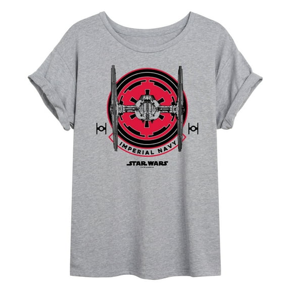 Star Wars - Imperial Navy Flight Patch - Women's Oversized Tee