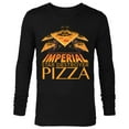 thumbnail image 1 of Star Wars Imperial Star Destroyer Pizza - Long Sleeve T-Shirt for Men - Customized-Black, 1 of 5